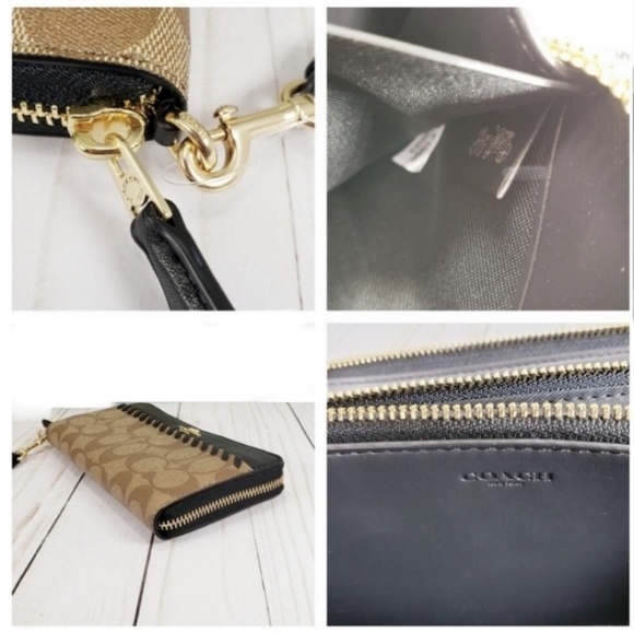 ❤️🌹PRICE DROP⬇️ COACH SIGNATURE WRISTLET WALLET - Picture 3 of 5